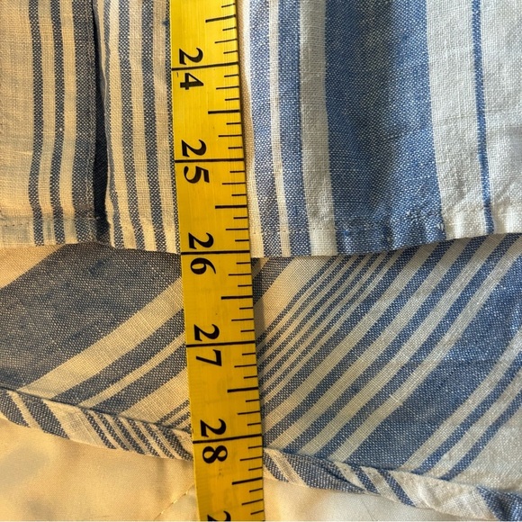 Jones New York Women’s Button down Collared Shirt Size Medium Blue/white VGUC - Picture 10 of 12